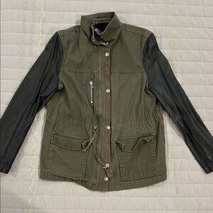 Green and Black Utility Jacket